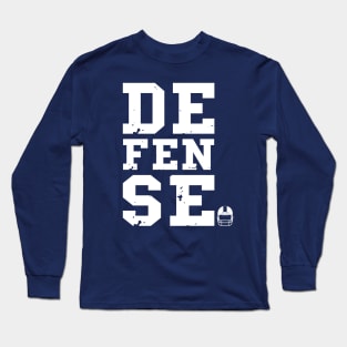 American Football Fan DEFENSE Football Fan Long Sleeve T-Shirt